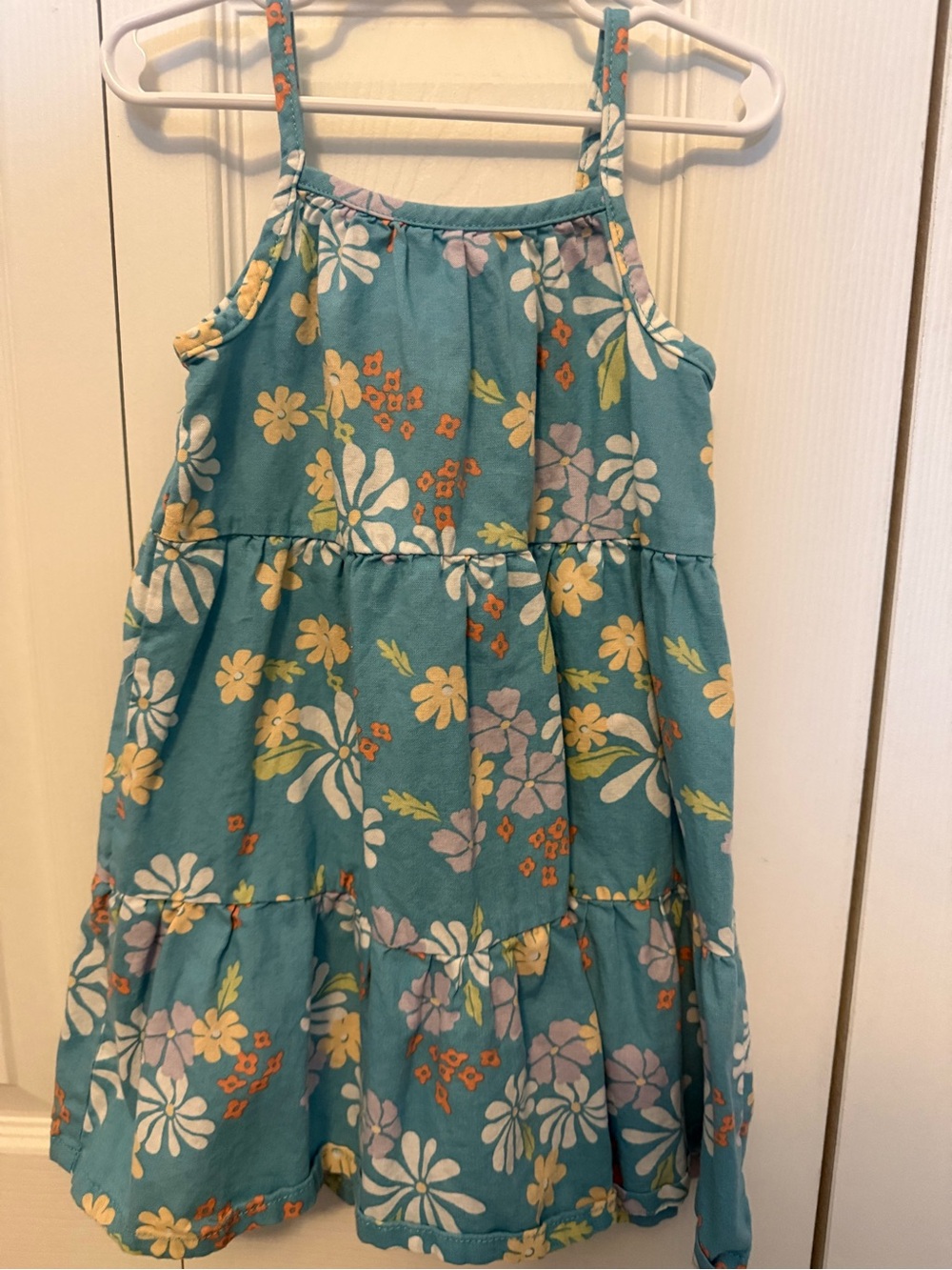 Girls Teal Floral Sundress-Lauren Conrad